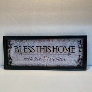 Bless This Home picture in frame